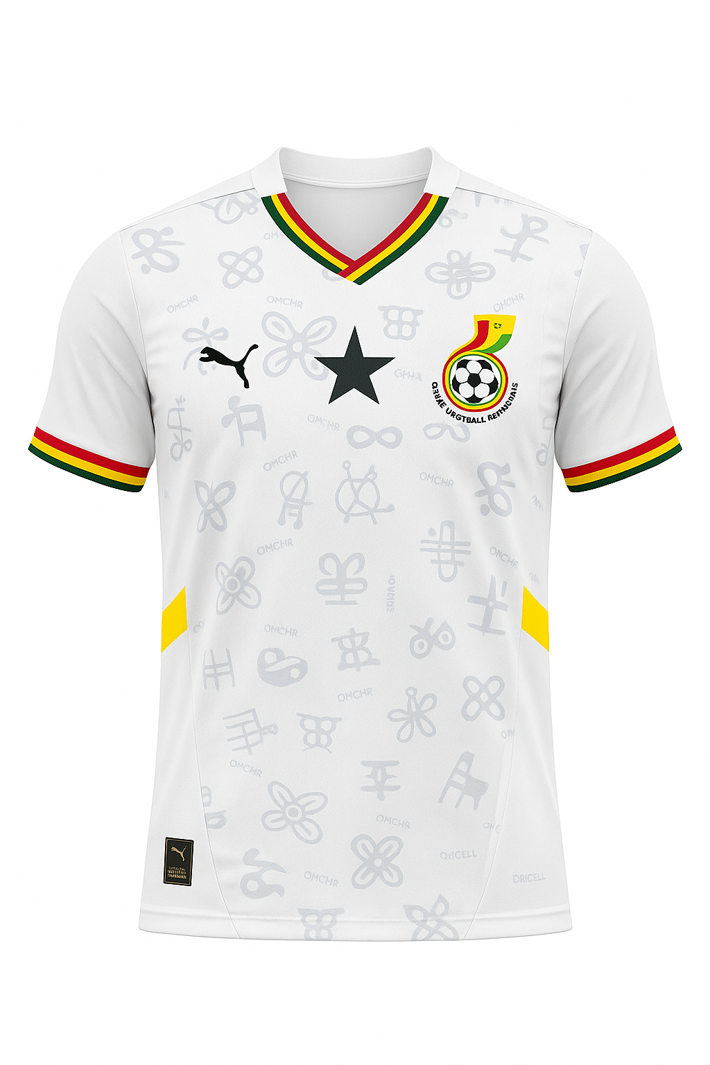 Maillot Ghana Exterieur 2024/2025 - Black Stars