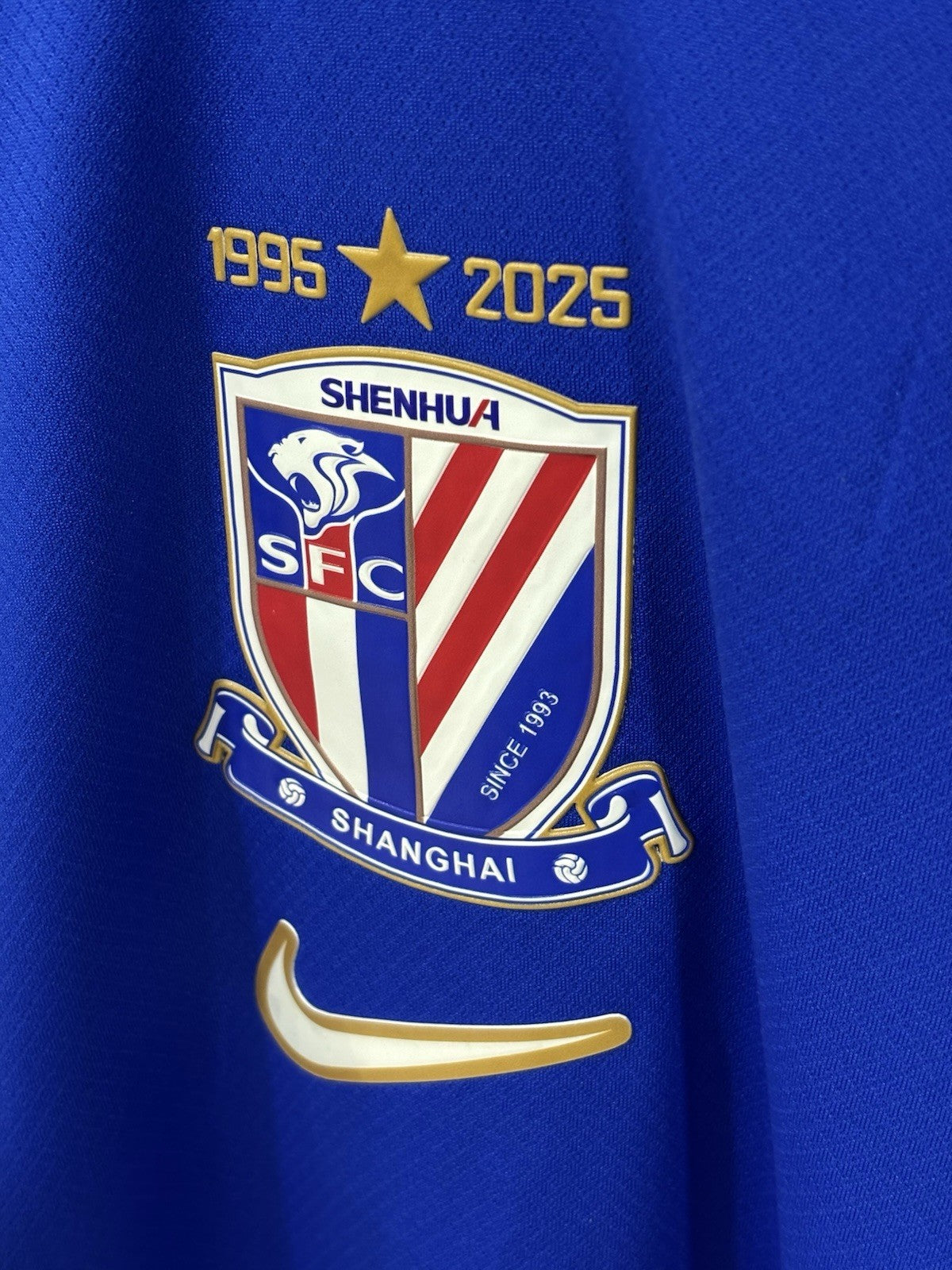 Maillot Shanghai Shenhua 2025 – Édition 30e Anniversaire